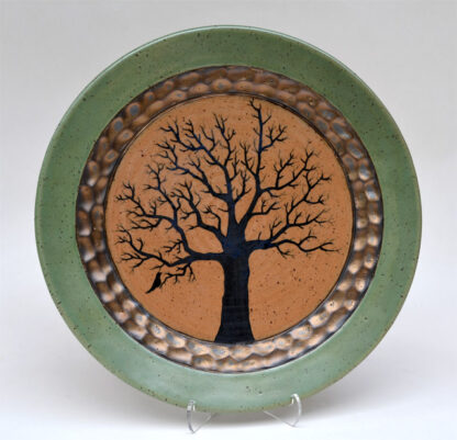 Green Tree Plate